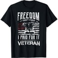 thumbnail image 1 of Veterans Freedom Tee, American Flag Veterans Day T-Shirt, 1 of 3