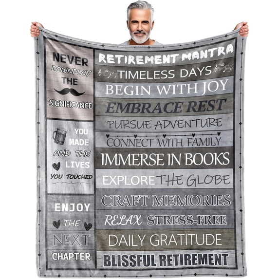 Veterans Gifts for Men, Gifts for Veterans, Veterans Day Gifts, Army Military Blanket 50" x 60", Army Gifts for Men, Military Retirement Gifts, Military Gifts for Men