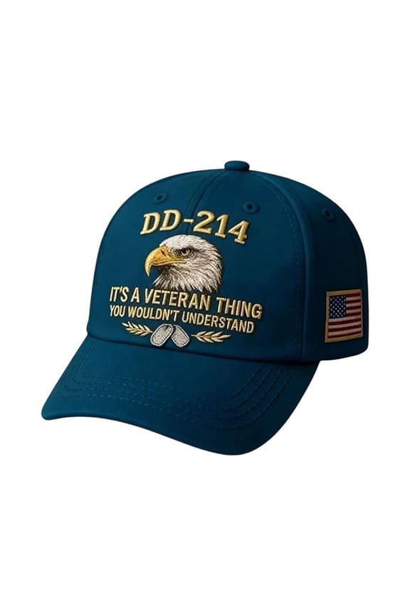 Veterans Military Service Baseball Cap for Men Patriotic Printed Hat Armed Forces Day Gift for Retired Soldiers Army Navy Air Force Marines Cap