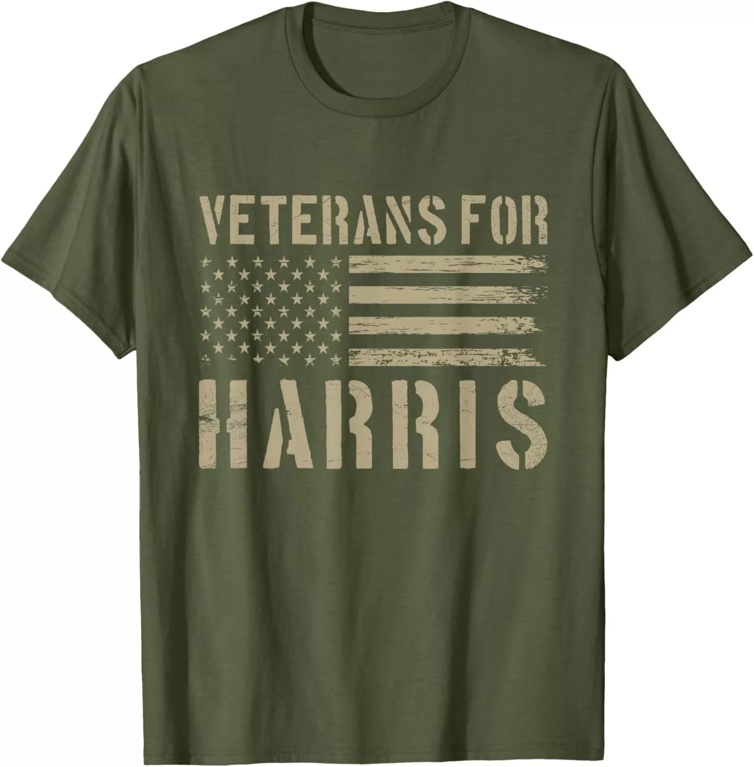 Veterans for Harris 2024 Military Vets Kamala Harris Unisex TShirt
