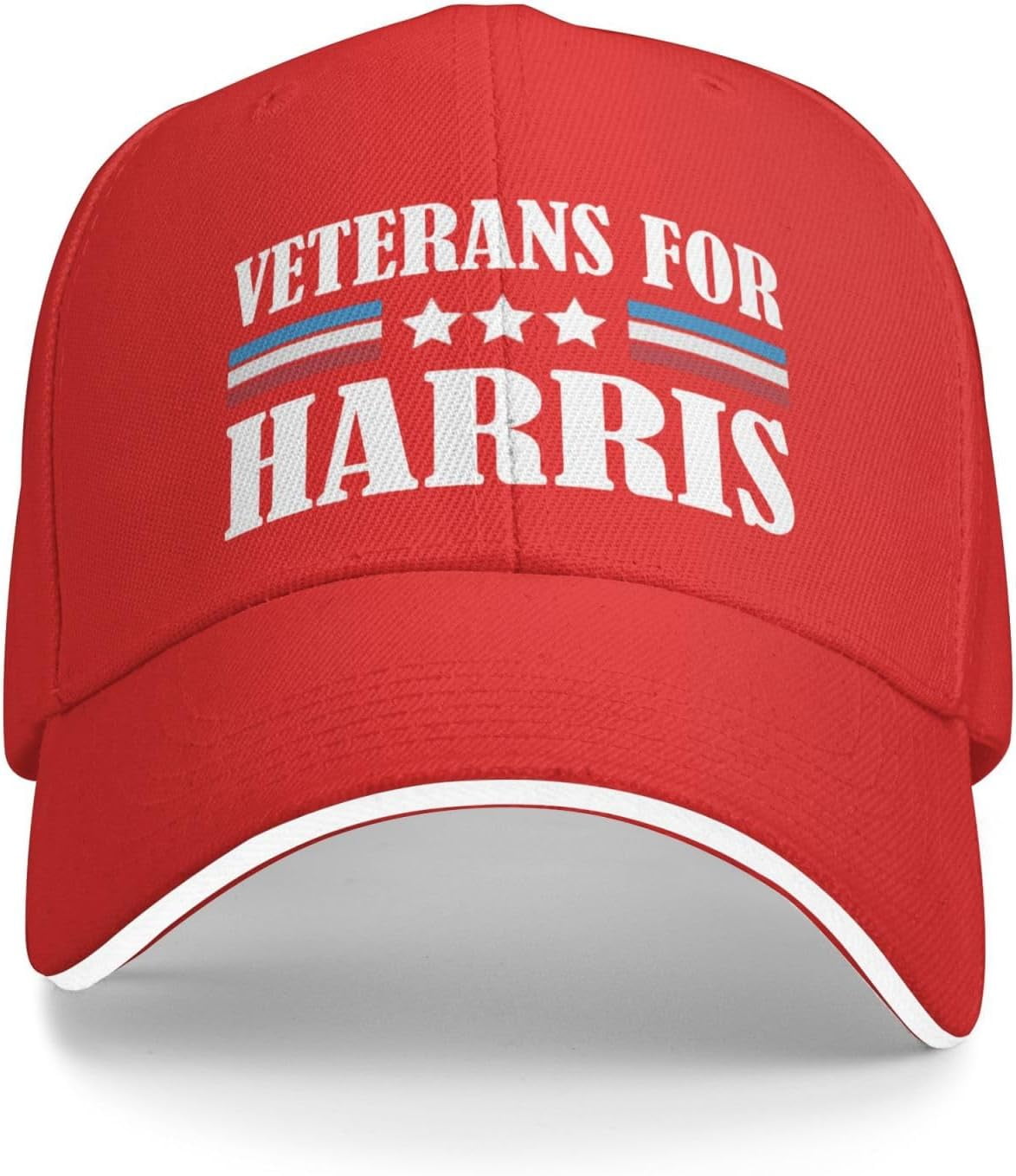 Veterans for Kamala Harris 2024 Election USA Flag Military Baseball Cap