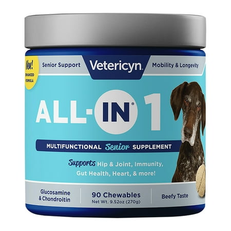 Vetericyn ALL-IN 1 Senior Dog Supplement, 90ct