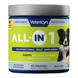 Dinovite Probiotic Supplement for Dogs Omega 3 For Dogs Hot Spot Relief Skin Coat Supplement for Dogs 90 Day Supply for Small Dogs Walmart