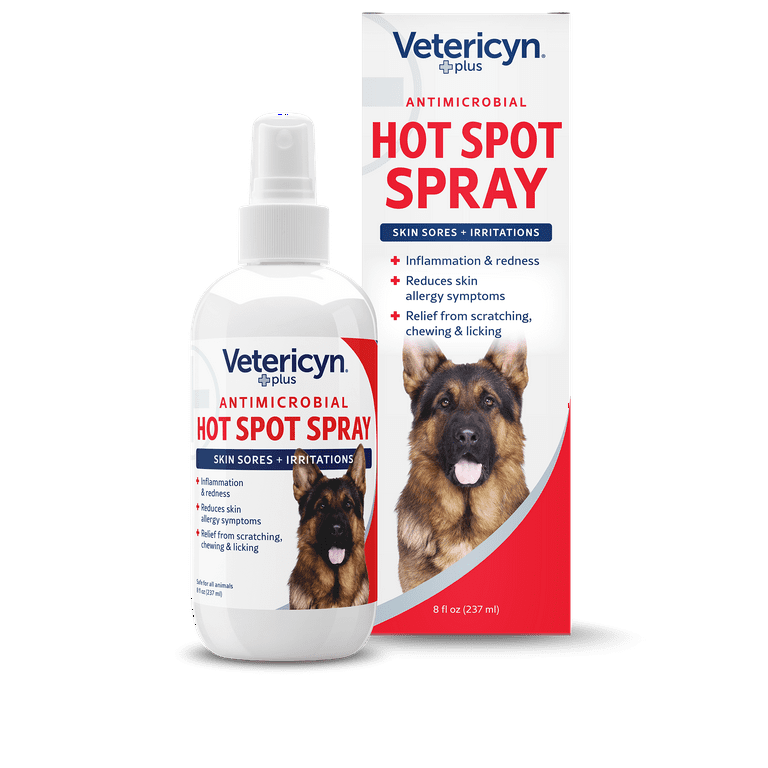 Vetericyn Canine Hot Spot Care Dog Safe All Animal Species Non Sensitizing 8 oz