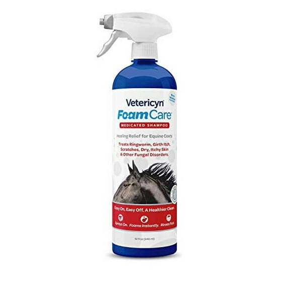 Vetericyn FoamCare Medicated Horse Shampoo
