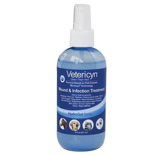 Vetericyn Hydrogel Spray Animal Wound and Infection Care Safe and Non-toxic 8 oz