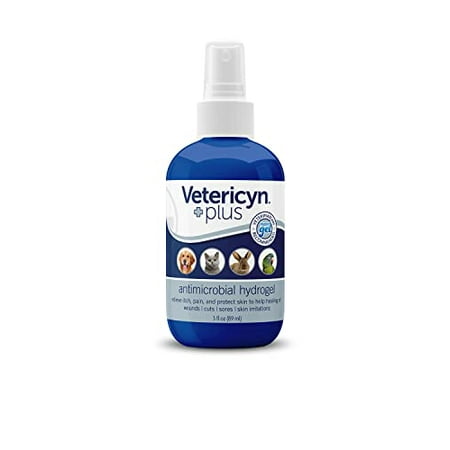 Vetericyn Plus All Animal Hydrogel Wound & Skin Spray (3 oz)