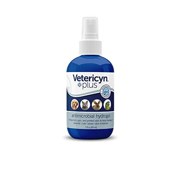 Vetericyn Plus All Animal Hydrogel Wound & Skin Spray (3 oz)