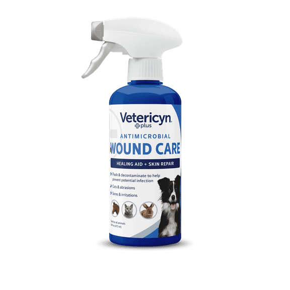 Vetericyn Plus All Animal Wound Care Spray. Healing Aid and Skin Repair. 16 fl. oz.