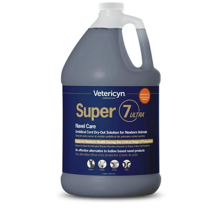 Vetericyn Plus Super 7 Navel Dip for Dogs Cats Horses Animals 1 Gallon