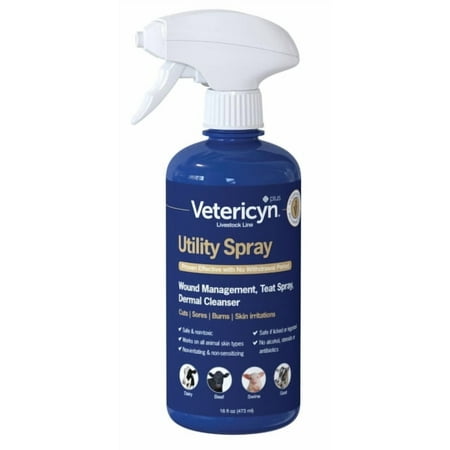 Vetericyn Plus Utility Spray Livestock 16 oz.
