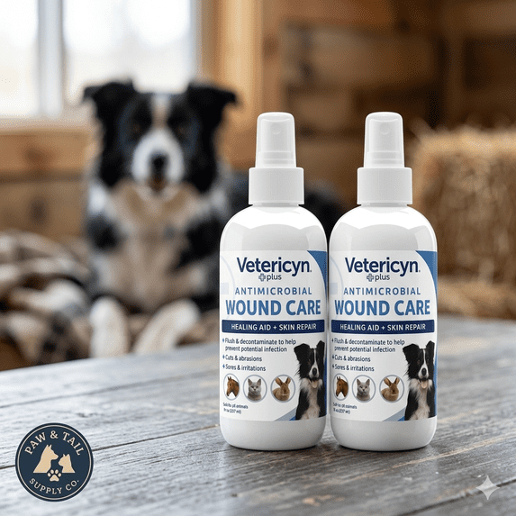 Vetericyn Wound & Skin Care Spray 8 oz for Animals Hot Spots Rashes Skin Care 2 Pack