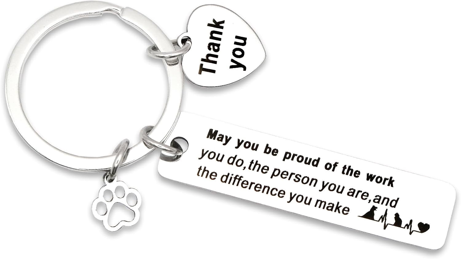 Key Chain Veterinary Veterinarian Appreciation Gifts Vet Tech Keychain for Veterinary ...