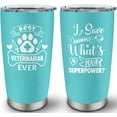 thumbnail image 1 of Veterinarian Gifts, Best Veterinarian Ever Gifts, Graduation Gifts for Veterinarian, Birthday/Christmas Gifts for Veterinarian, Veterinary Technician Gifts, Gifts for Vet Tech 20 oz Tumbler, 1 of 6