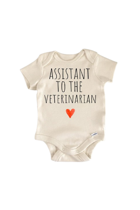 Veterinarian Vet Tech Newborn Baby Bodysuit