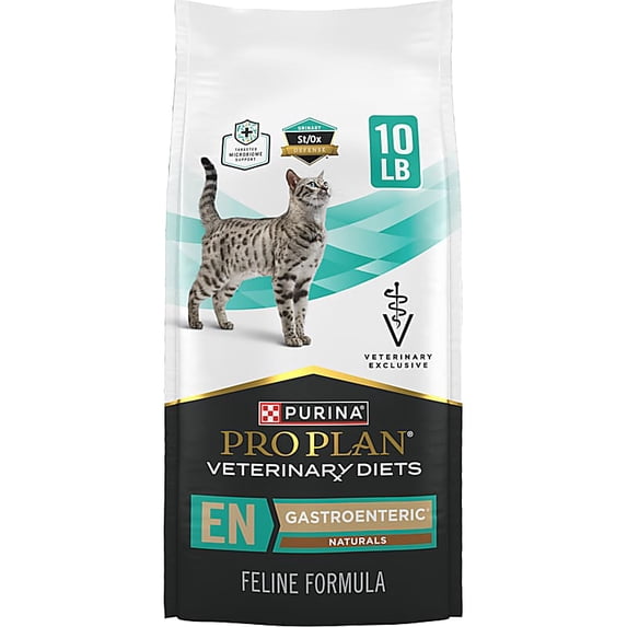 Veterinary Diets EN Gastroenteric Naturals Feline Formula Dry Cat Food, 10 lbs.