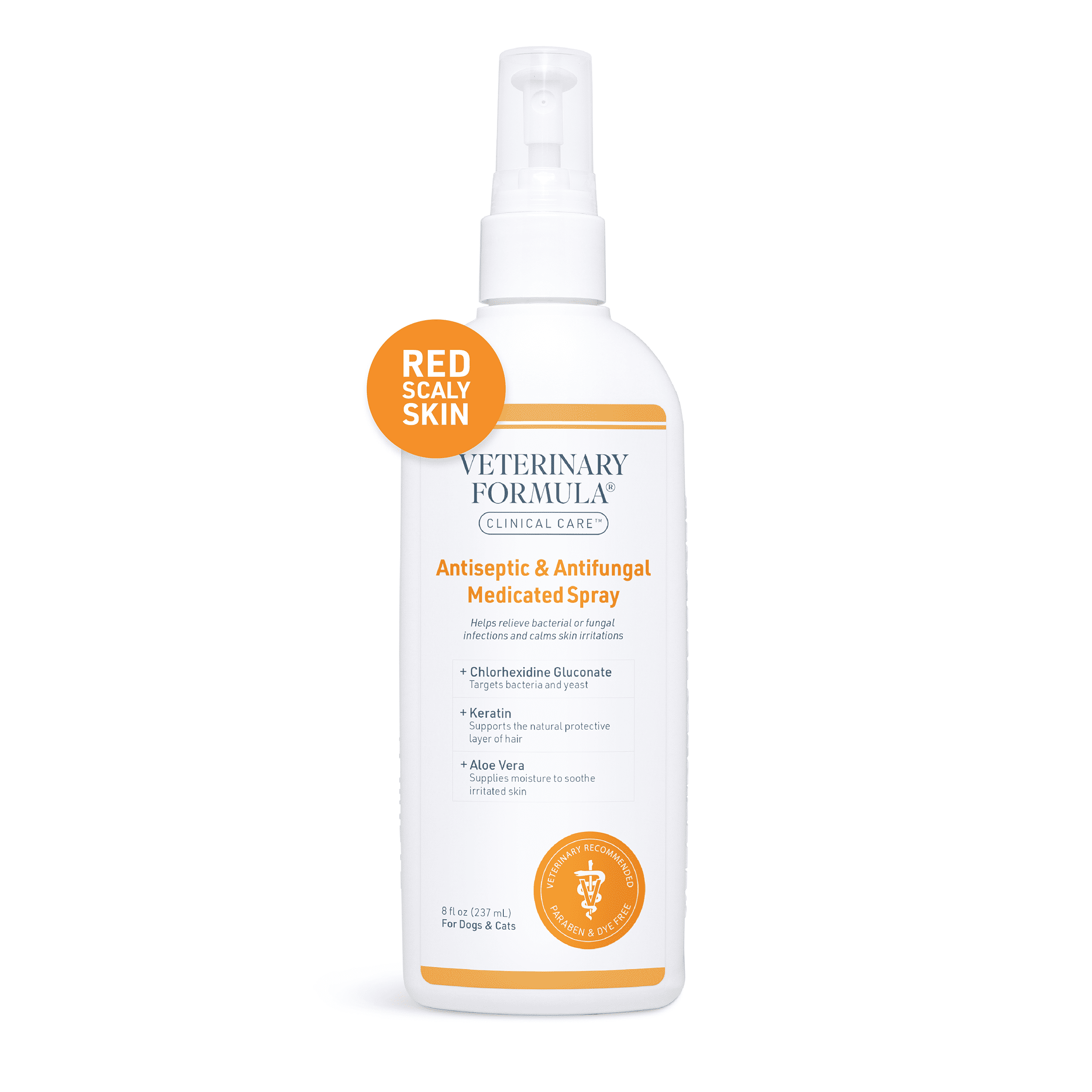Veterinary Formula Clinical Care Antiseptic Antifungal Medicated 8oz Coat Care Dogs Cats
