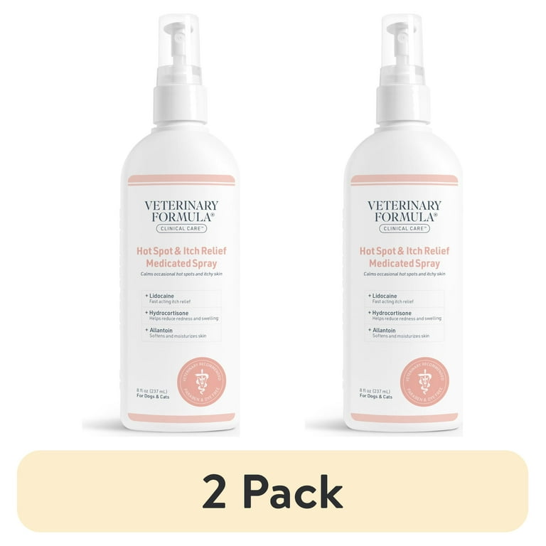 2 pack) Veterinary Formula Clinical Care Hot Spot and Itch Relief
