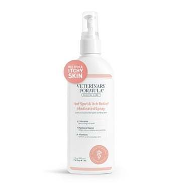 Veterinary Formula Clinical Care Hot Spot and Itch Relief Medicated Spray for Dogs and Cats, 8 oz.