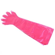 Veterinary Gloves, Sleeve Glove, Soft 50Pcs For Veterinary Veterinary Examination Tools Livestock Pets Tool Red Long Arm Gloves