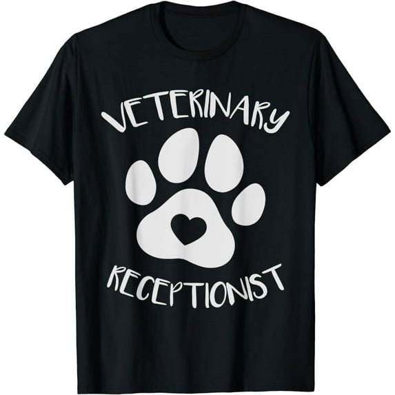 Veterinary Receptionist Veterinarian Vet Tech Assistant T-Shirt