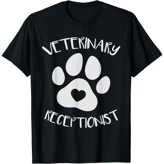 Veterinary Receptionist Veterinarian Vet Tech Assistant T-Shirt