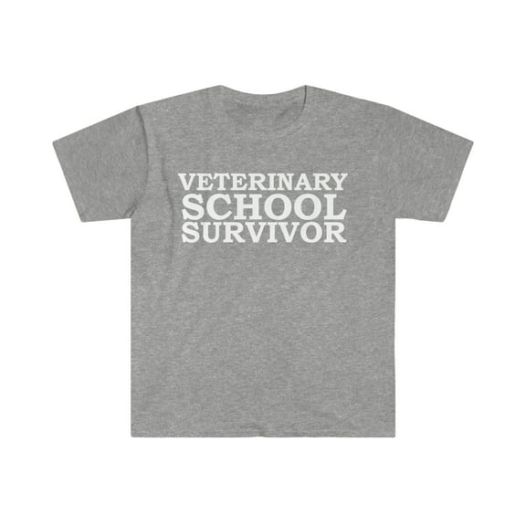 Veterinary School Survivor Veterinarian Graduation Unisex T-shirt S-3XL