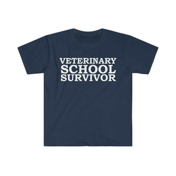 Veterinary School Survivor Veterinarian Graduation Unisex T-shirt S-3XL