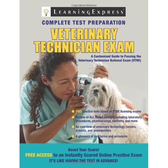 Pre-Owned Veterinary Technician Exam (Paperback) by Learning Express (Creator)