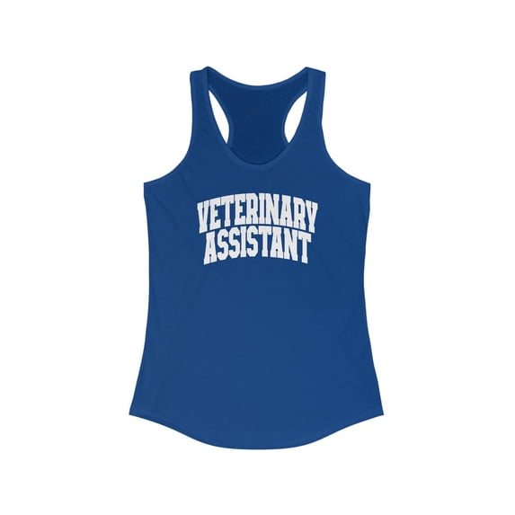 Veterinary assistant Graduation Tank Top Gifts Shirt Womens Sleeveless