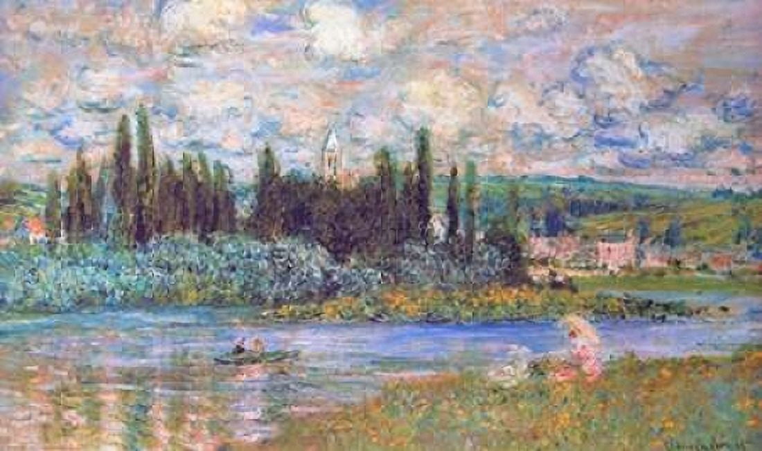 Vethuil Sur Seine Canvas Art - Claude Monet (24 x 36)
