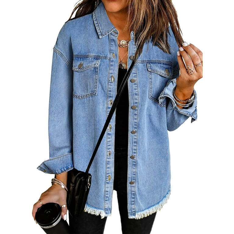 Women's The Oversized Trucker Jean Jacket