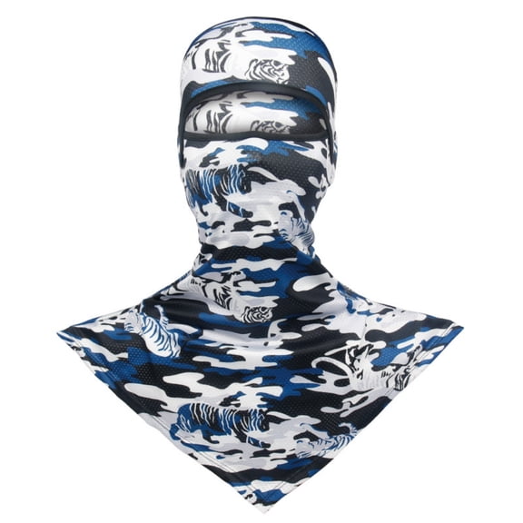 Veting Camouflage Balaclava Face Mask for Men, Quick Dry Breathable Motorcycle Helmet Liner, Lightweight Neck Gaiter for Cycling Biking Hiking Running Outdoor Sports,L