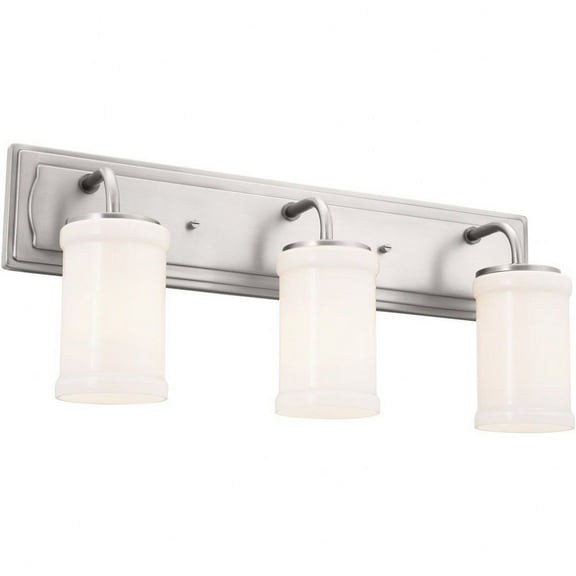 Vetivene 3-Light Bathroom Vanity Light in Classic Pewter