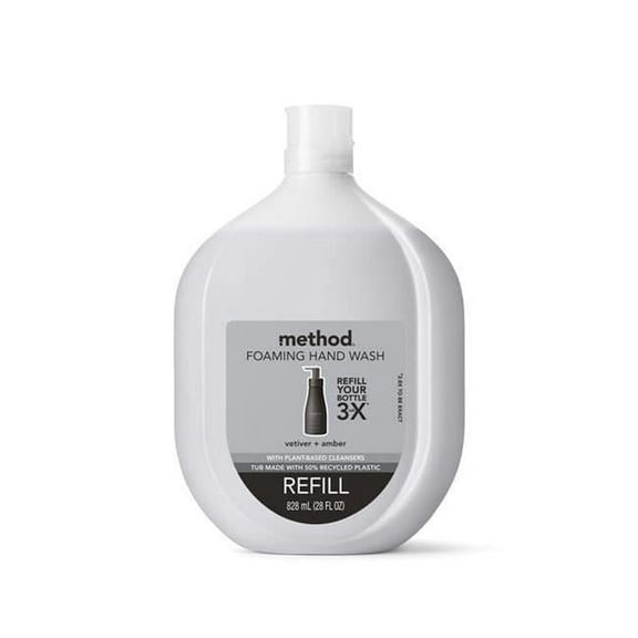 Vetiver & Amber Scent Foam Hand Wash - 28 oz