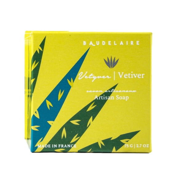 Provence Sante Luxury French Cleansing Bar Shea Butter Triple Milled Vetiver Fragrance 2.7 oz 2 Count Gift Box