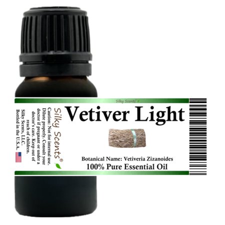 Silky Scents Vetiver Light Essential Oil (Vetiveria Zizanoides) 100% Pure and Natural - 5 ml