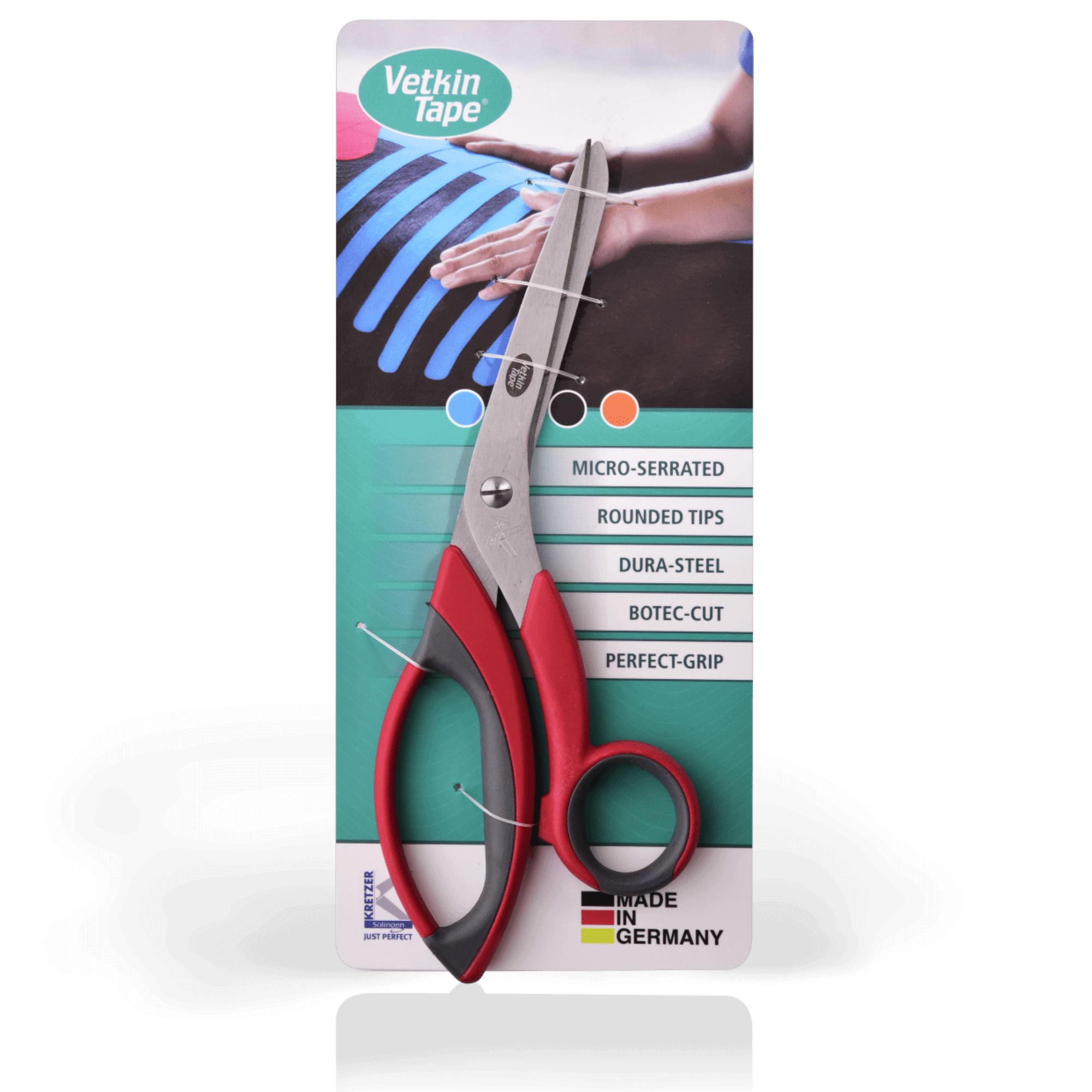 VetkinTape Premium Kinesiology Scissors: Premium (Red)