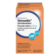 Vetmedin Pimobendan Chewable Tablets for Dogs, 2.5 mg