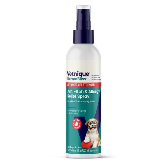 Vetnique DermaBliss™ Advanced Vet Strength Anti-Itch & Allergy Relief Spray, 8 ounce