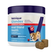 Vetnique Labs Glandex Advanced Vet Strength Soft Chews, for All Dogs, Duck & Bacon Flavored, 60 ct