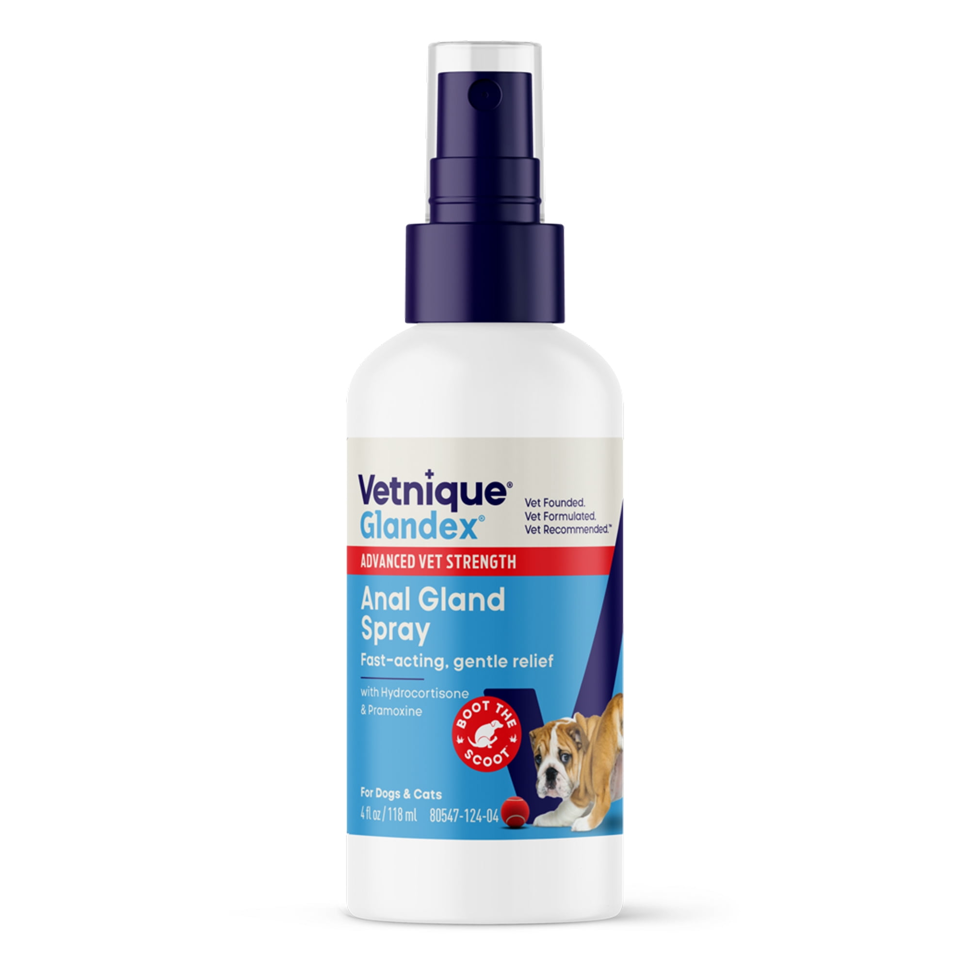 Vetnique Labs Glandex Medicated Relief Spray, Soothes Irritation