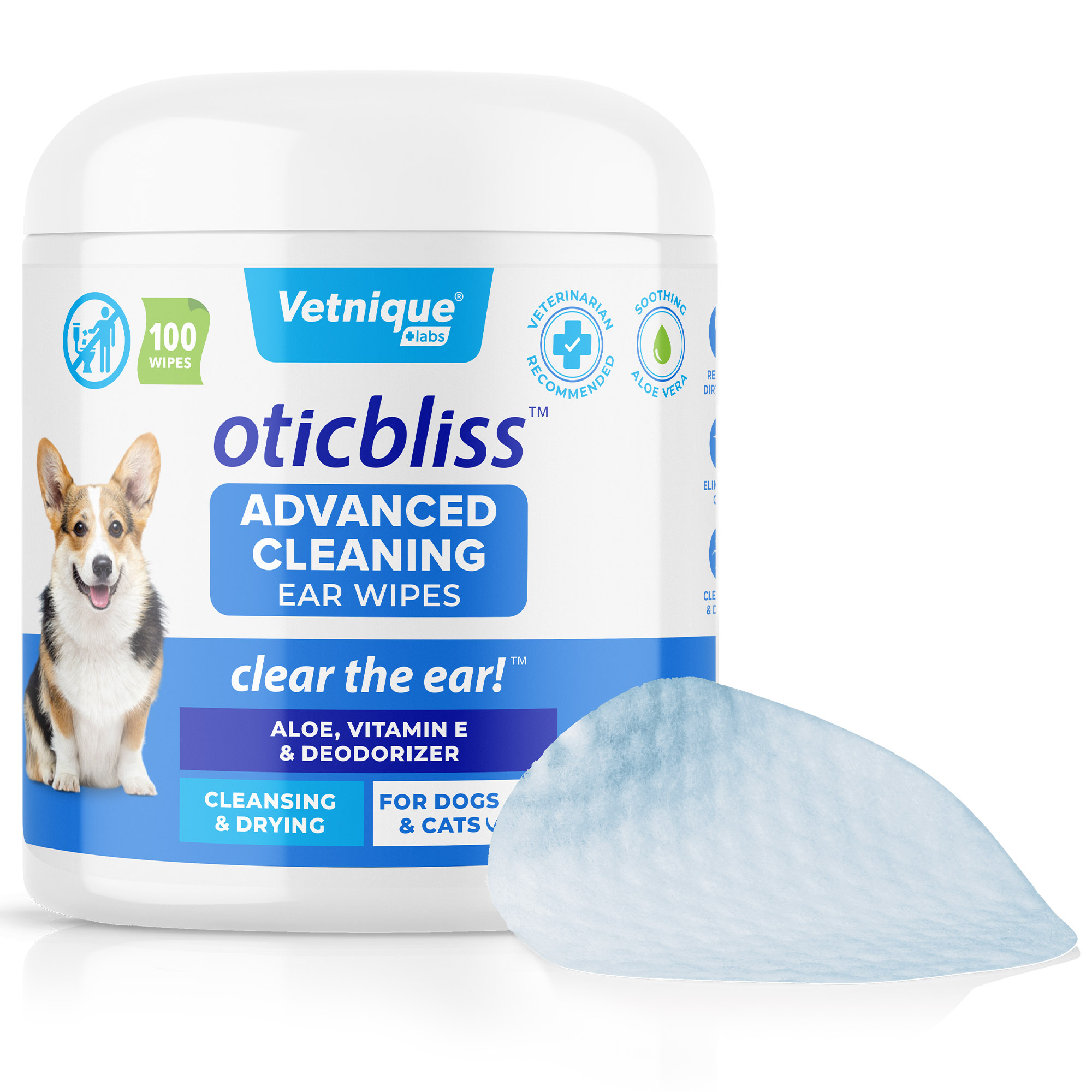 Vetnique Labs Dermabliss Medicated Chlorhexidine Cleansing Pet Shampoo for Skin Problems in Dogs