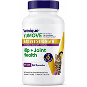 Vetnique YuMove Max Vet Strength Hip & Joint Health for Cats, 60 Capsules