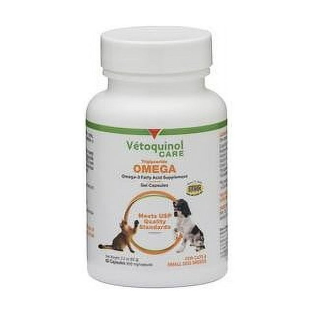 Vetoquinol Care Triglyceride Omega Supplement for Cats & Small Dog