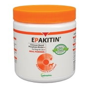 Vetoquinol Epakitin Chitosin-Based Phosphate Binder for Cats & Dogs   Renal Support Supplement Powder - 180g