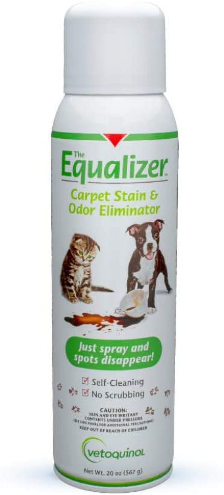 Vetoquinol Equalizer Pet Carpet Cleaner, Stain Remover & Odor