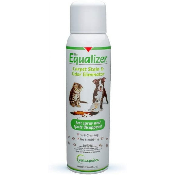Vetoquinol Equalizer Pet Carpet Cleaner, Stain Remover & Odor Eliminator, Carpet Spot Cleaner, 20oz