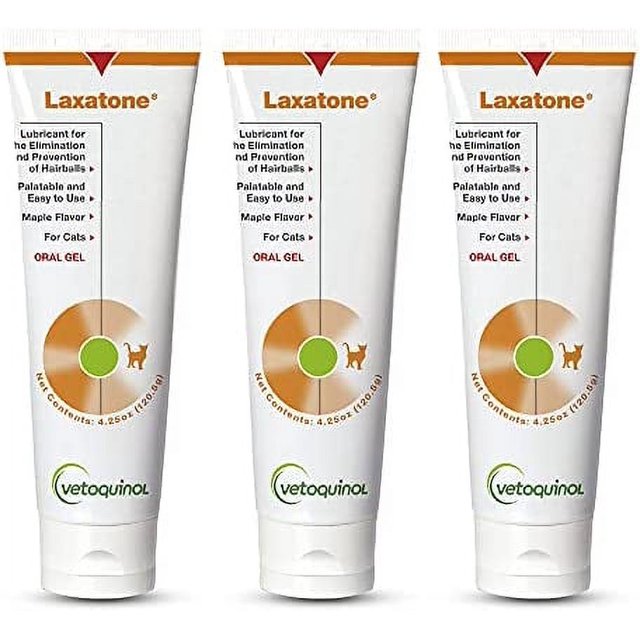 Vetoquinol Laxatone Oral Hairball Lubricant Gel for Cats Maple