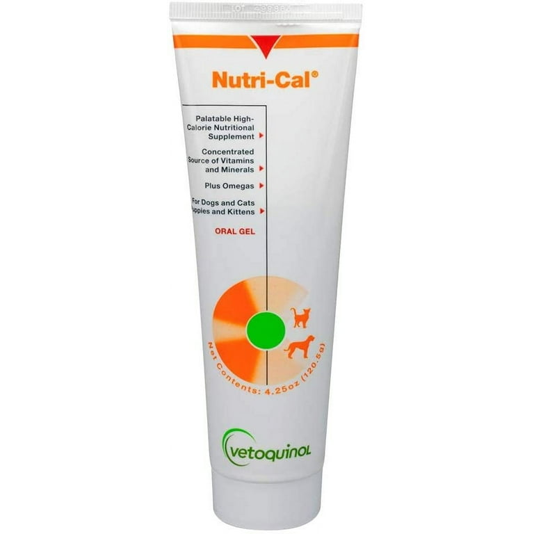 Vetoquinol Nutri Cal High Calorie Nutritional Gel for Dogs Cats 4.25oz Walmart